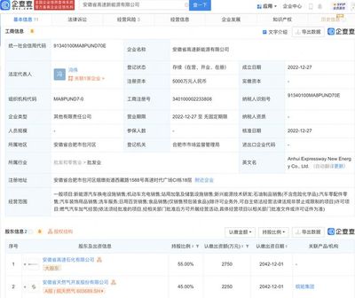 皖天然氣跨界拓展，新公司進(jìn)軍新能源汽車充電市場(chǎng)